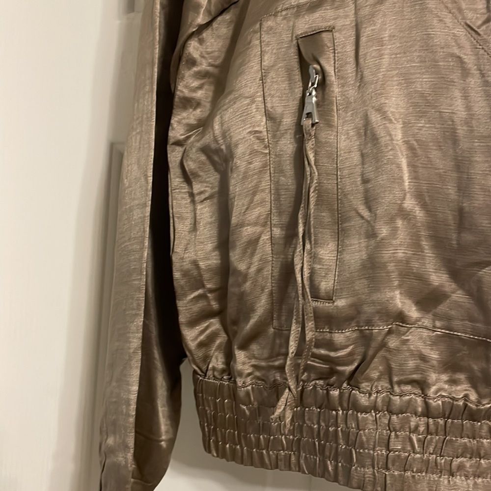 Silk Bomber Jacket - image 3